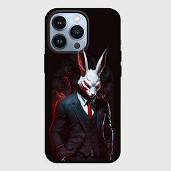 Чехол для iPhone 13 Pro Devil rabbit, цвет: 3D-черный