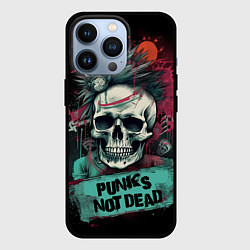 Чехол для iPhone 13 Pro Punks not dead, цвет: 3D-черный