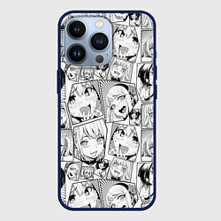 Чехол для iPhone 13 Pro Anime hentai ahegao, цвет: 3D-тёмно-синий