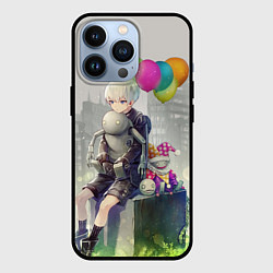 Чехол для iPhone 13 Pro 9S c шариками, цвет: 3D-черный