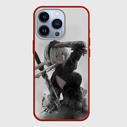 Чехол для iPhone 13 Pro YoRHa 2-gou B-gata - android, цвет: 3D-красный