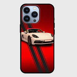 Чехол для iPhone 13 Pro Немецкий спортивный автомобиль Porsche, цвет: 3D-черный