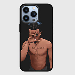 Чехол для iPhone 13 Pro XXXTentacion арт, цвет: 3D-черный