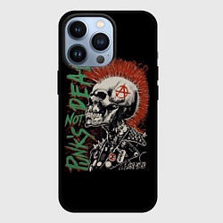 Чехол для iPhone 13 Pro Punks not dead, цвет: 3D-черный