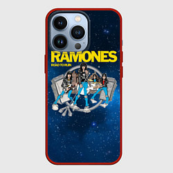 Чехол для iPhone 13 Pro Ramones Road to ruin, цвет: 3D-красный