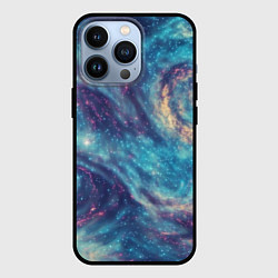 Чехол для iPhone 13 Pro Путеводная звезда в космосе, цвет: 3D-черный