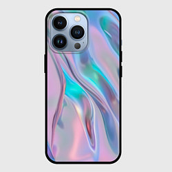 Чехол для iPhone 13 Pro Атласный шёлк, цвет: 3D-черный