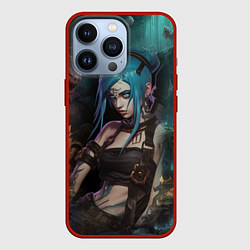 Чехол для iPhone 13 Pro Jinx fantasy, цвет: 3D-красный