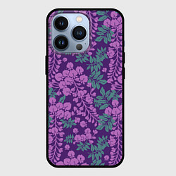 Чехол для iPhone 13 Pro Сиреневый рай, цвет: 3D-черный