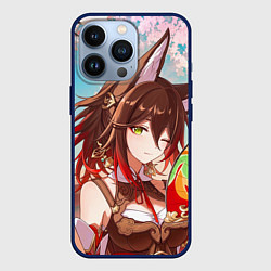 Чехол для iPhone 13 Pro Хонкай Стар Рейл: Тинъюнь, цвет: 3D-тёмно-синий