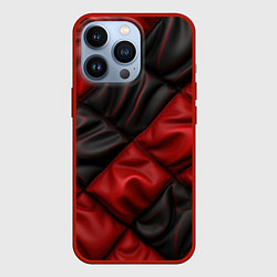 Чехол для iPhone 13 Pro Red black luxury, цвет: 3D-красный