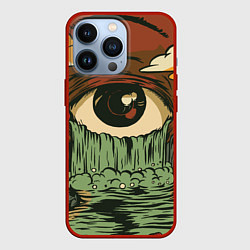 Чехол для iPhone 13 Pro Водопад из слез, цвет: 3D-красный