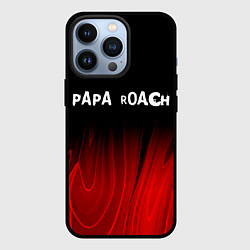 Чехол для iPhone 13 Pro Papa Roach red plasma, цвет: 3D-черный