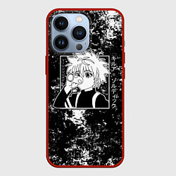 Чехол для iPhone 13 Pro Киллуа из аниме Hunter x hunter, цвет: 3D-красный