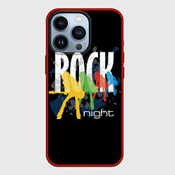 Чехол для iPhone 13 Pro Rock Night, цвет: 3D-красный