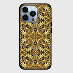 Чехол для iPhone 13 Pro Золотая кольчуга, цвет: 3D-черный