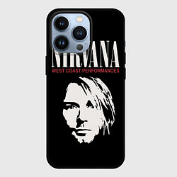 Чехол для iPhone 13 Pro Nirvana - Kurt Cobain, цвет: 3D-черный