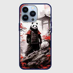 Чехол для iPhone 13 Pro Panda samurai, цвет: 3D-тёмно-синий
