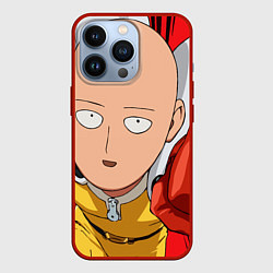 Чехол для iPhone 13 Pro Saitama big, цвет: 3D-красный