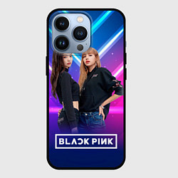 Чехол для iPhone 13 Pro Blackpink neon, цвет: 3D-черный