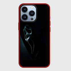 Чехол для iPhone 13 Pro Крик - маска, цвет: 3D-красный