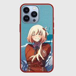 Чехол для iPhone 13 Pro Sweet Chisato Nishikigi - Lycoris Recoil, цвет: 3D-красный