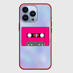 Чехол для iPhone 13 Pro Магнитофонная кассета, цвет: 3D-красный