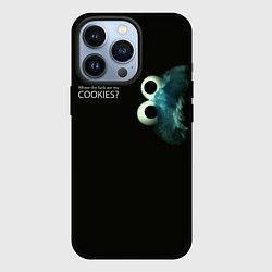 Чехол для iPhone 13 Pro Cookie Monster - Где печеньки, цвет: 3D-черный