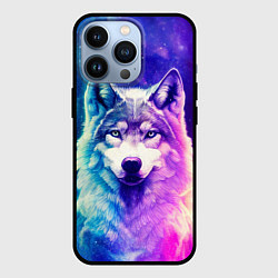Чехол для iPhone 13 Pro Волк космический, цвет: 3D-черный