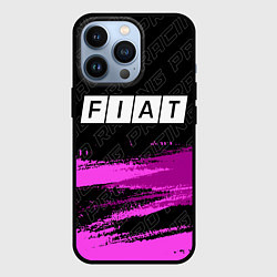 Чехол для iPhone 13 Pro Fiat pro racing: символ сверху, цвет: 3D-черный