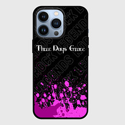 Чехол для iPhone 13 Pro Three Days Grace rock legends: символ сверху, цвет: 3D-черный