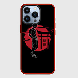 Чехол для iPhone 13 Pro Муген - Samurai Champloo, цвет: 3D-красный