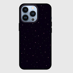 Чехол для iPhone 13 Pro Абстракция ночь тёмно-фиолетовый, цвет: 3D-черный