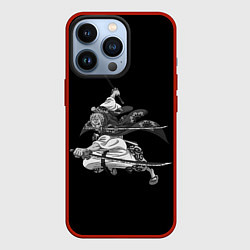 Чехол для iPhone 13 Pro Ророноа Зоро - One Piece, цвет: 3D-красный