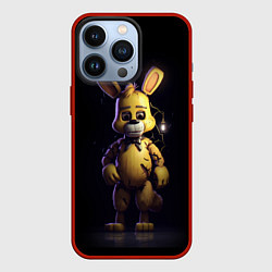 Чехол для iPhone 13 Pro Spring Bonnie Five Nights at Freddys, цвет: 3D-красный