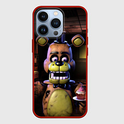 Чехол для iPhone 13 Pro Five Nights at Freddy, цвет: 3D-красный