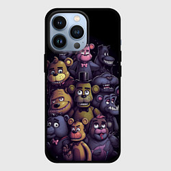 Чехол для iPhone 13 Pro Five Nights at Freddys art, цвет: 3D-черный