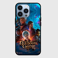 Чехол для iPhone 13 Pro Baldurs Gate 3 персонажи, цвет: 3D-черный