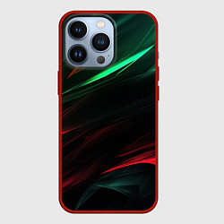 Чехол iPhone 13 Pro Dark red and green