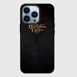 Чехол для iPhone 13 Pro Logo Baldurs Gate 3, цвет: 3D-черный