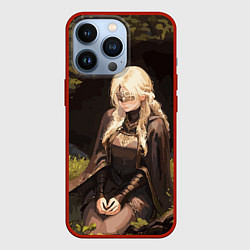 Чехол для iPhone 13 Pro Fire keeper - Dark souls 3, цвет: 3D-красный