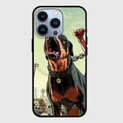 Чехол для iPhone 13 Pro Собака из GTA, цвет: 3D-черный