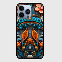 Чехол для iPhone 13 Pro Mirrow floral pattern - art - vogue, цвет: 3D-черный