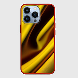 Чехол для iPhone 13 Pro Желтая футболка, цвет: 3D-красный