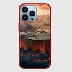 Чехол iPhone 13 Pro Разлом земли и лавовой поверхности