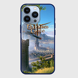 Чехол для iPhone 13 Pro Врата Балдура - Baldurs Gate 3, цвет: 3D-тёмно-синий