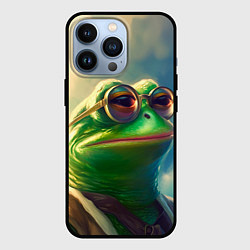 Чехол для iPhone 13 Pro Лягушка Пепе, цвет: 3D-черный