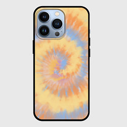 Чехол для iPhone 13 Pro Tie-Dye дизайн, цвет: 3D-черный