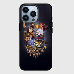 Чехол для iPhone 13 Pro Спутники Baldurs Gate 3, цвет: 3D-черный