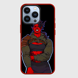 Чехол для iPhone 13 Pro Карлах - Baldurs gate 3, цвет: 3D-красный
